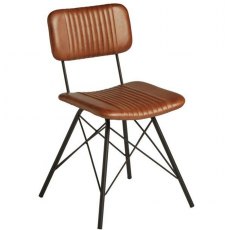 Hafren Contract ZA Duke Leather Side Chair