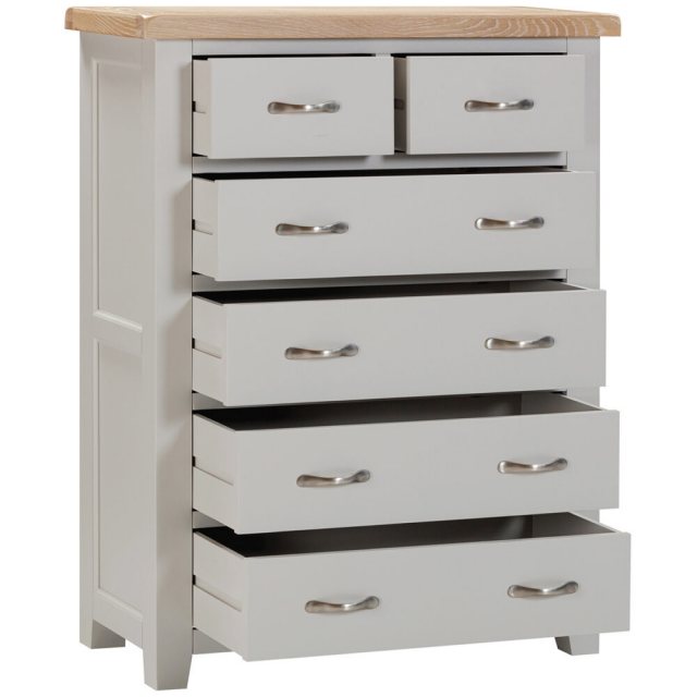 Devonshire Living Devonshire Wiltshire Painted 2 Over 4 Drawer Chest