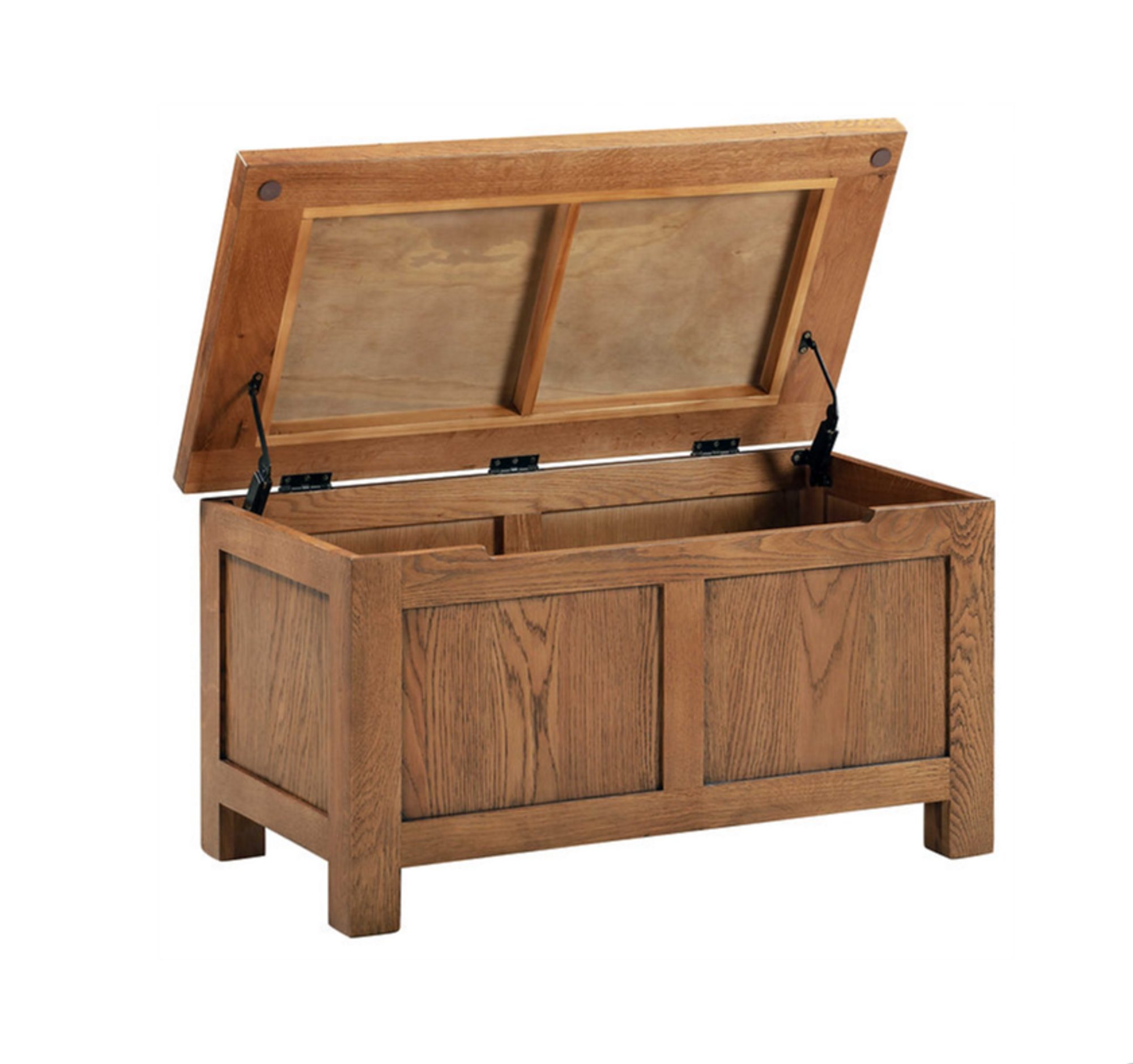 Devonshire Living Devonshire Dorset Rustic Oak Blanket Box - Blanket ...