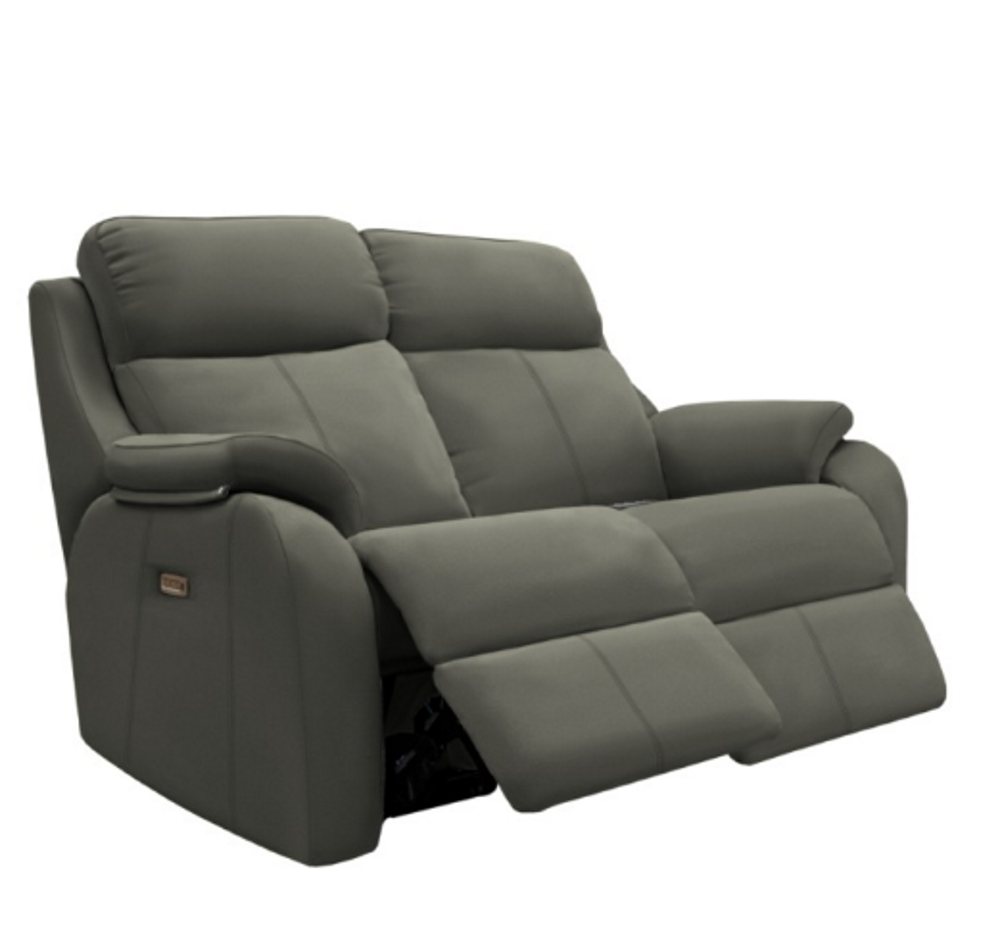 G Plan Kingsbury 2 Seater Double Electric Recliner Sofa with Headrest ...