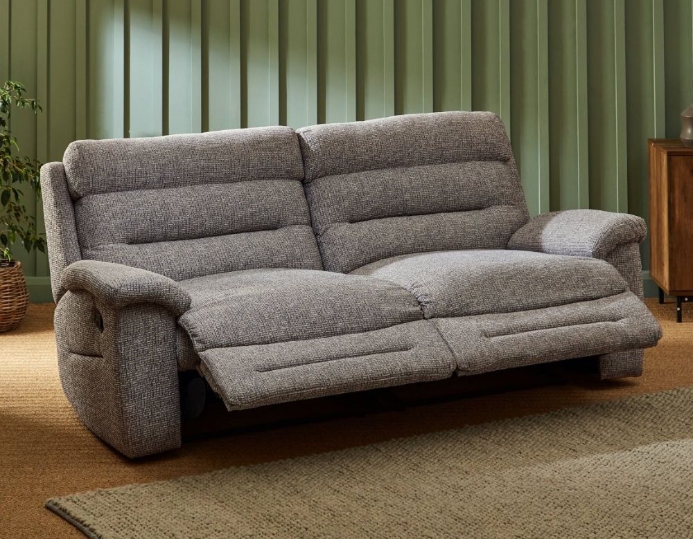 Alpha Designs Lulworth 2 Seater Reclining Sofa - Sofas - Hafren Furnishers