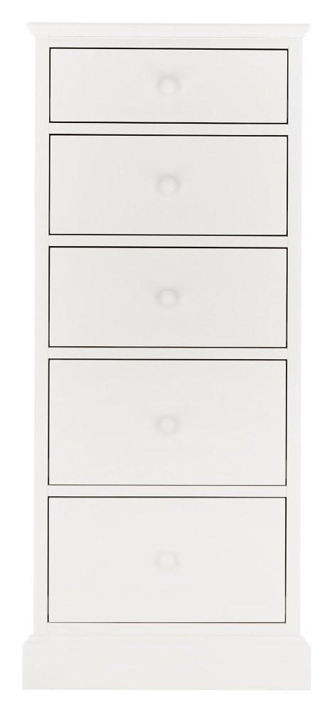 Bentley Designs Ashby 5 Drawer Tall Chest Chest Of Drawers Hafren Furnishers 3480