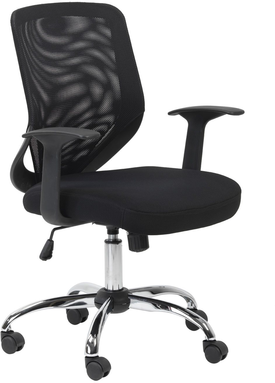 Alphason Mesh Chairs Atlanta Black Back Operator Chair Office Chairs