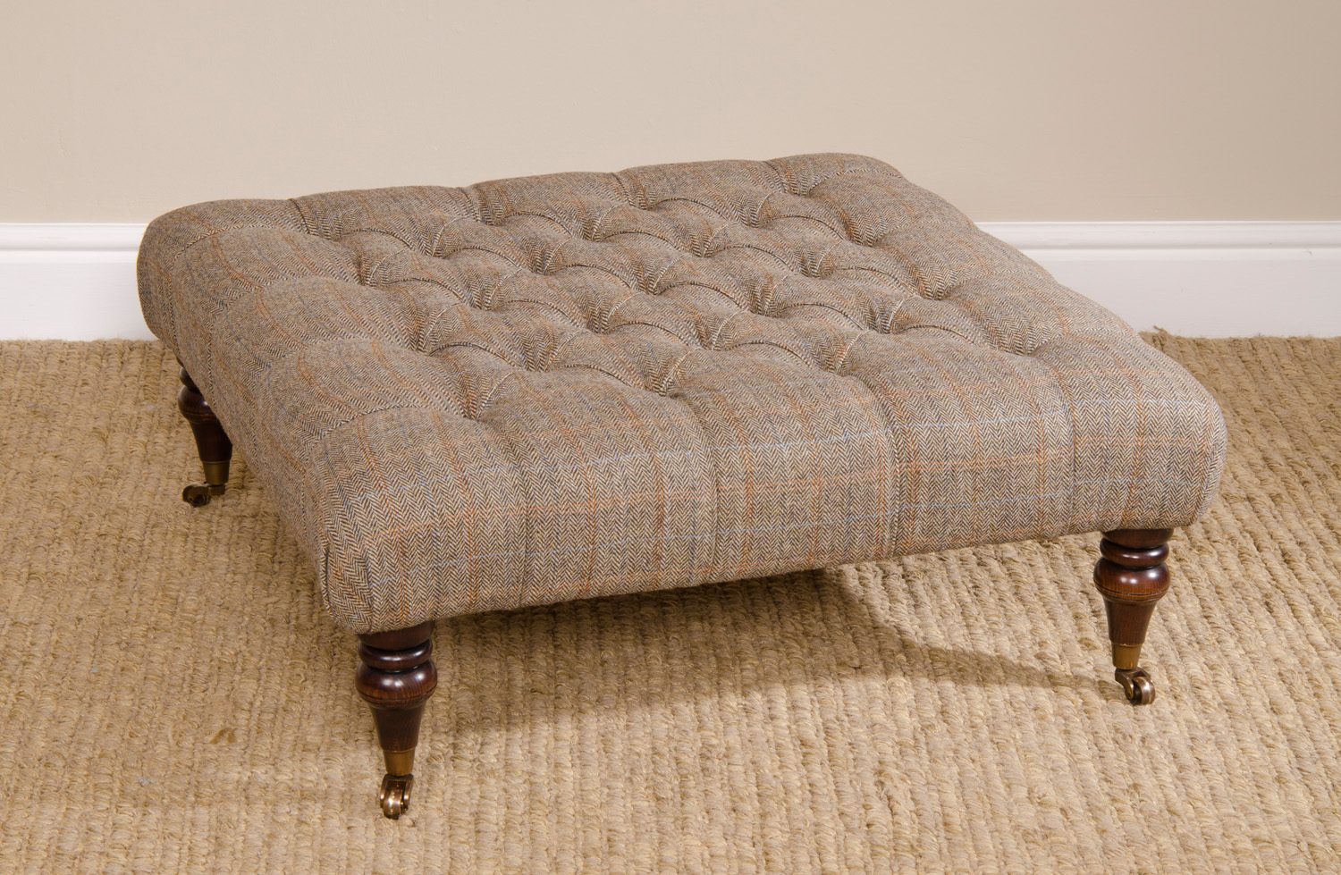 tetrad footstool harris tweed