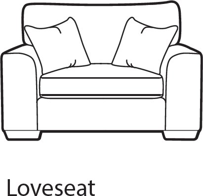 Westbridge Dexter Love Seat - Chairs - Hafren Furnishers