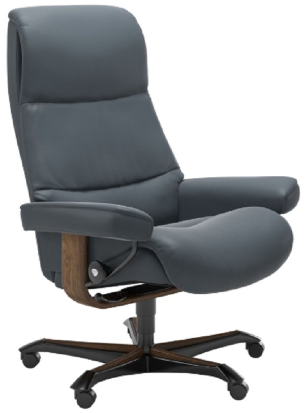 Stressless View Medium Office Chair Office Chairs Hafren Furnishers   8889e 