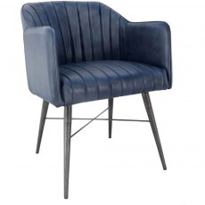 Hafren Collection K Chair Collection Leather & Iron Chair CH502