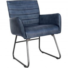 Hafren Collection K Chair Collection Leather & Iron Chair CH504