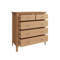 Hafren Collection KNT Bedroom 2 Over 3 Drawer Chest