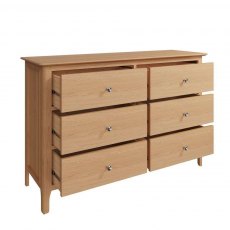 Hafren Collection KNT Bedroom 6 Drawer Chest