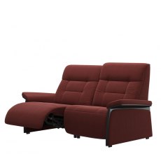 Stressless Mary 2 Seater Single Sided Powered Recliner Sofa With Wooden Arms