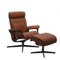 Stressless Erik Recliner Chair & Footstool (Cross Base)