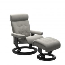 Stressless Erik Recliner Chair & Footstool (Classic Base)