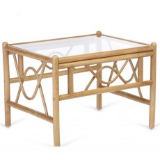 Desser Bali Coffee Table With Glass Top