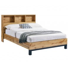 Julian Bowen Bali Bookcase Headboard Bedframe