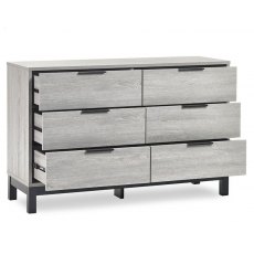 Julian Bowen Bali 6 Drawer Wide Chest