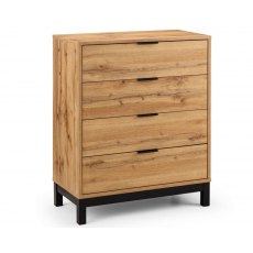 Julian Bowen Bali 4 Drawer Chest