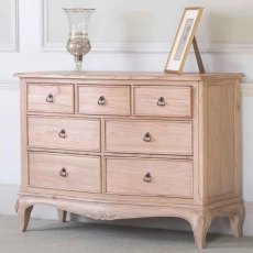 Hafren Collection Sherlock Limoges 7 Drawer Low Wide Chest