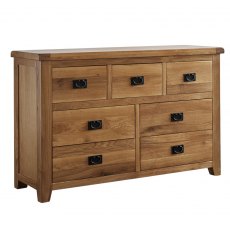 Crowther Distribution Minnesota Oak 7 Drawer Chest