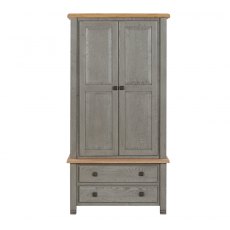 Crowther Distribution New York Oak 2 Door Wardrobe