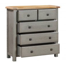 Crowther Distribution New York Oak 5 Drawer Chest