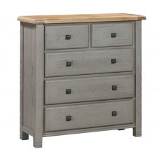 Crowther Distribution New York Oak 5 Drawer Chest