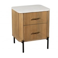 Hafren Collection Sherlock 2 Drawer Bedside Chest