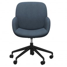 Stressless Bay Low Back Office Chair With Arms