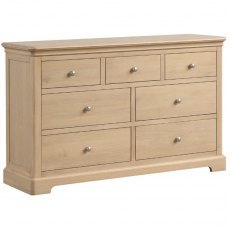 Devonshire Lydford Oak 3 Over 4 Chest