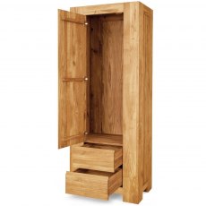 Clemence Richard Massive Oak Tall Display Cabinet