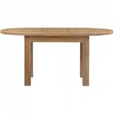 Devonshire Dorset Light Oak D End Extending Table