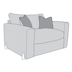 Buoyant Upholstery Axel Love Seat