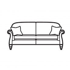 Parker Knoll Eastbury Grand Formal Back Sofa