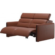 Stressless Emily Double Powered 2 Seater Recliner With Wood Inlay