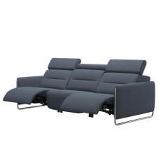 Stressless Emily 3 Seater Sofa With 3 Powered Recliners Steel Legs Stressless Emily 3 Seater Sofa With 3 Powered Recliners Steel Legs