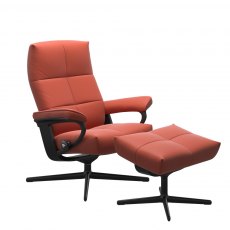 Stressless David Recliner Cross Base Chair 3 Sizes Stressless David Recliner Cross Base Chair 3 Sizes