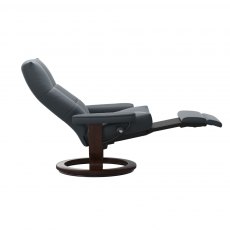 Stressless David Recliner Chair & Footstool Powered Leg & Back Stressless David Recliner Chair & Footstool Powered Leg & Back