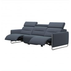 Stressless Emily 3 Seater Sofa With 2 Powered Recliners Steel Legs Stressless Emily 3 Seater Sofa With 2 Powered Recliners Steel Legs