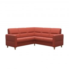 Stressless Fiona 2 Seater x 2 Seater Corner Unit With Upholstered Arm Stressless Fiona 2 Seater x 2 Seater Corner Unit With Upholstered Arm