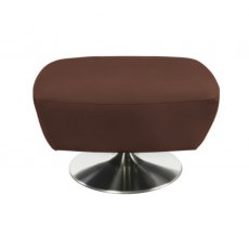 Parker Knoll Evolution Design 1703 Footstool With Chrome Base