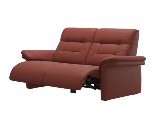 Stressless Stressless Mary 2 Seater Powered Dual Recliner Sofa With Upholstered Arms