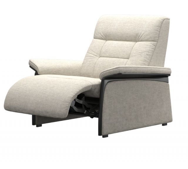 Stressless Stressless Mary Powered Recliner Armchair With Motorised Headrest & Wooden Arms