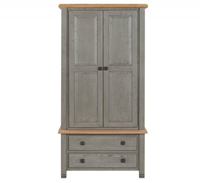 Crowther Distribution Crowther Distribution New York Oak 2 Door Wardrobe