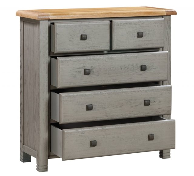 Crowther Distribution Crowther Distribution New York Oak 5 Drawer Chest