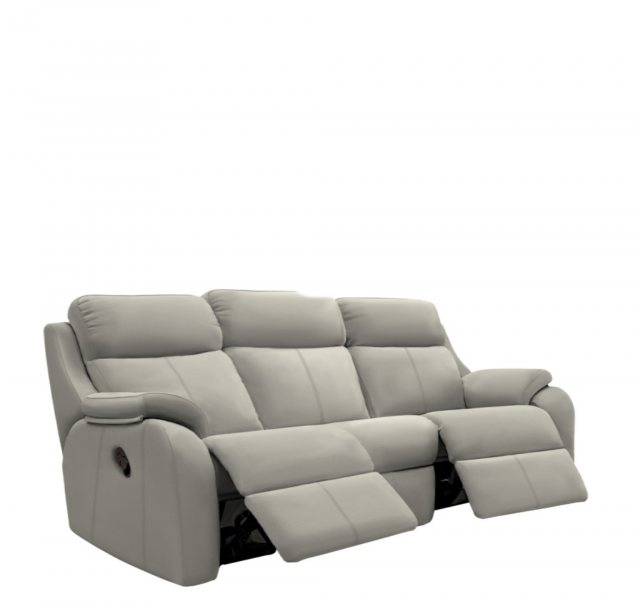 G Plan G Plan Kingsbury 3 Seater Double Powered Recliner Curved Sofa