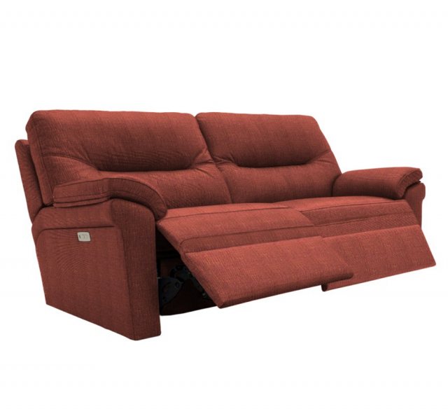 G Plan G Plan Seattle 3 Seater Double Powered Recliner With Lumbar Support