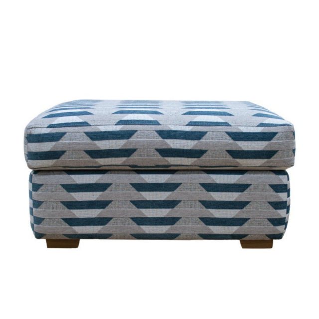 G Plan G Plan Upholstery Seattle Storage Footstool With Wooden Feet