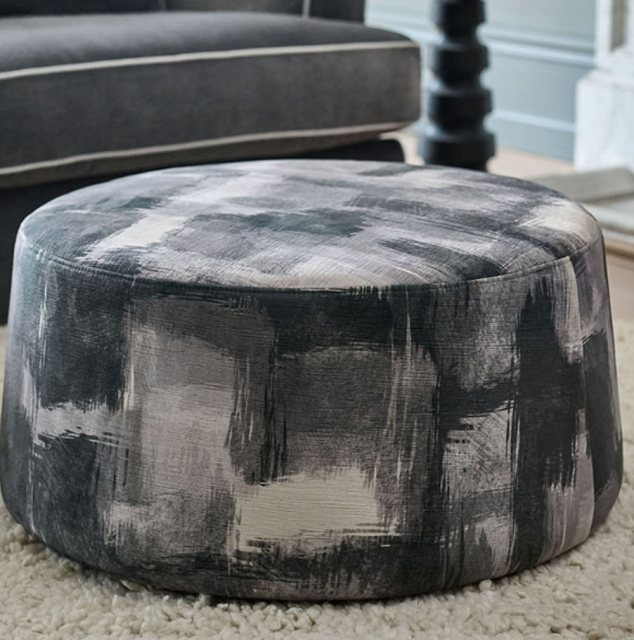 Collins & Hayes Collins & Hayes Large Round Footstool