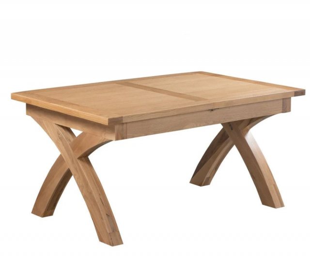 Devonshire Living Devonshire New Oak X Leg Extending Table