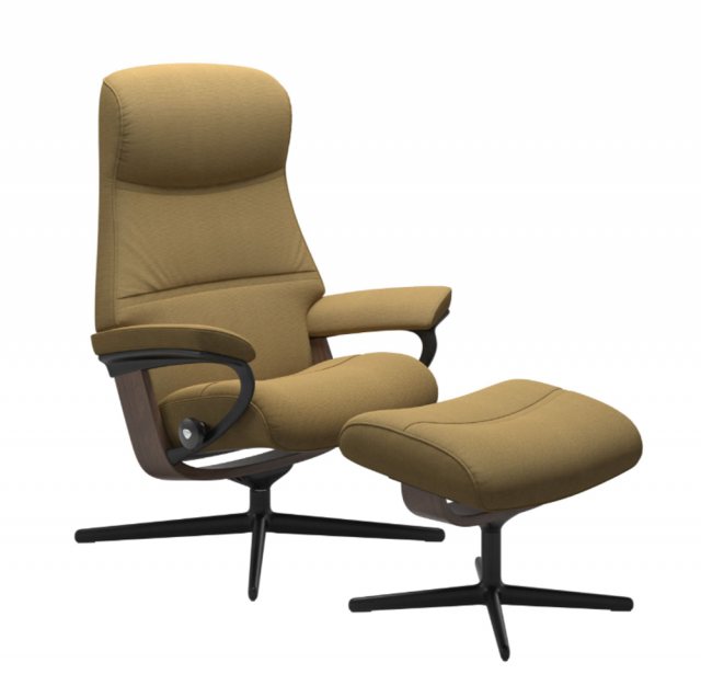 Stressless Stressless Philip Cross Base Recliner Chair & Footstool